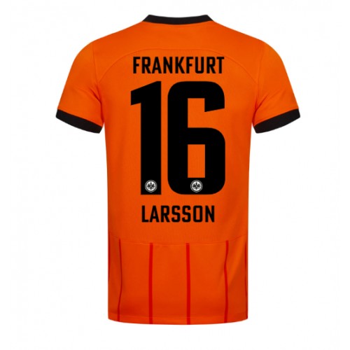 Fotbalové Dres Eintracht Frankfurt Hugo Larsson #16 Alternativní 2024-25 Krátký Rukáv